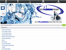 Tablet Screenshot of buyplumbingonline.co.uk
